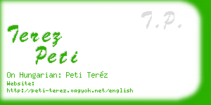 terez peti business card